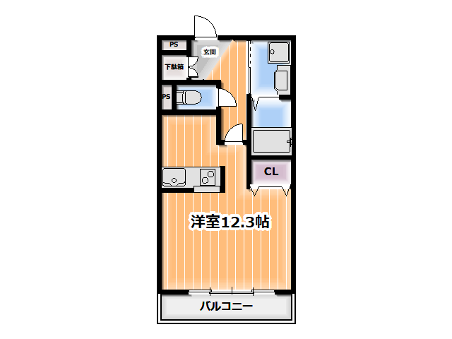 ■LUCE CLASSIMO　１Ｒ（32.72㎡）　　　　　　　　　　　　　　　　　　　　　　　築浅　駅近オートロック　インターネット無料　