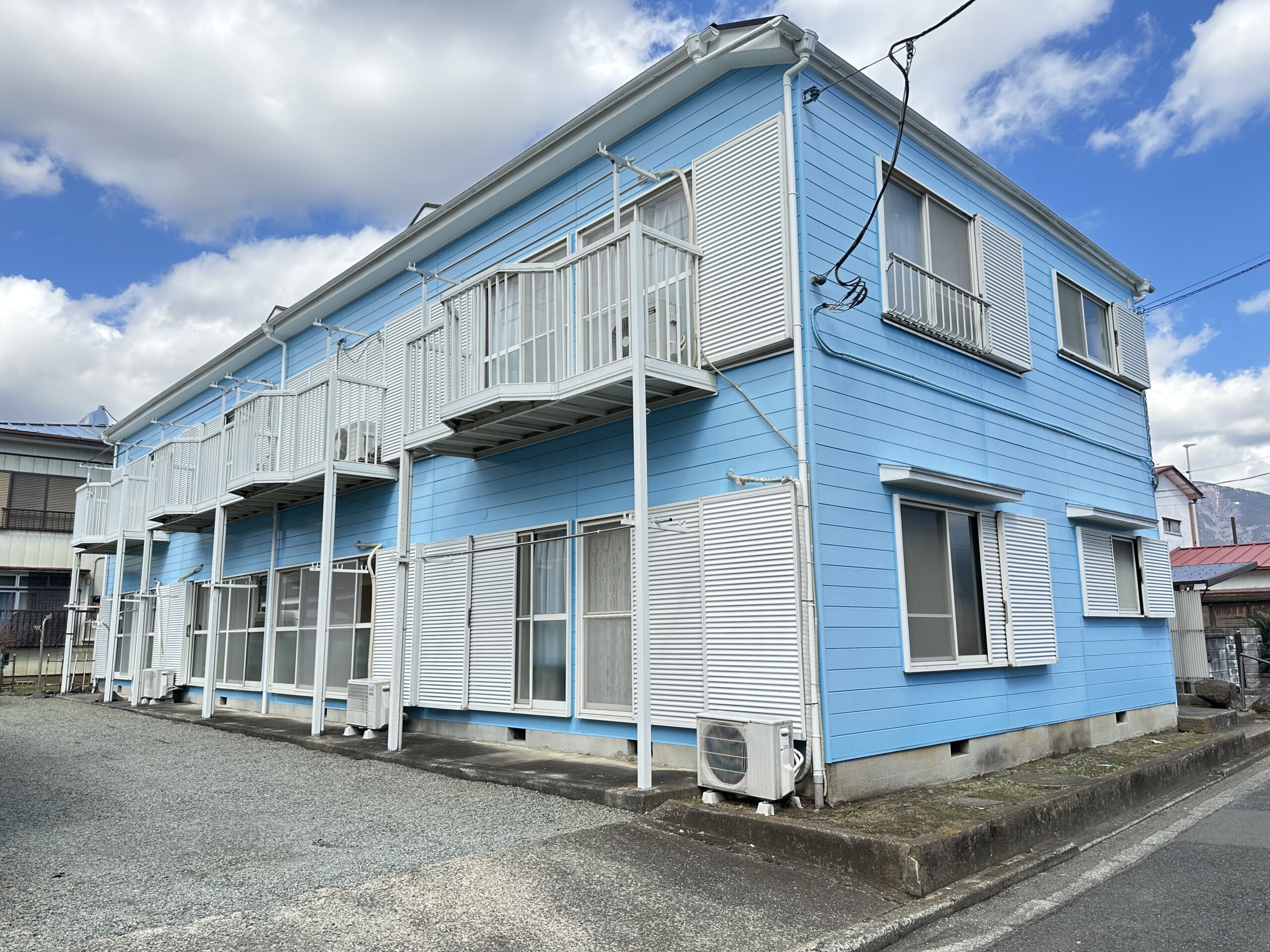 ■ブルーハイツ　２ＤＫ（45.36㎡）　　　　　　　　　　　　　　　　　　　　　　　大規模リフォーム完了　敷地内駐車場有